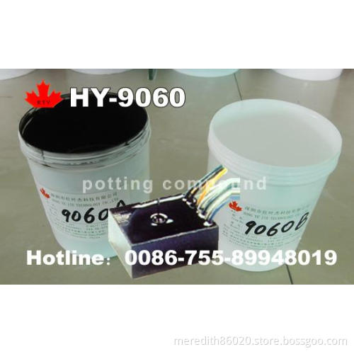 Electronic silicone rubber for potting